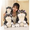FLOERROYALE Cute Cat Plush Toy Cinderella's Cat Lucifer Plush Doll Fun Anime Cat Filled Animal Plush Throw Pillow, Birthday for Boys and Girls,11.8in