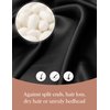 LILYSILK 100% Mulberry Silk Bonnet, 19 Momme Silk Night Sleep Cap Adjustable Hair Wrap for Sleeping, Black