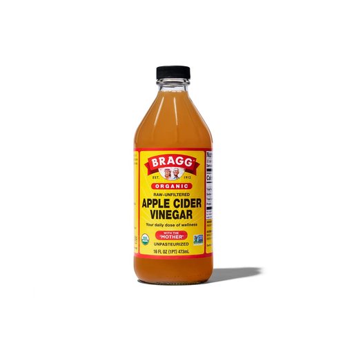 Bragg Organic Apple Cider Vinegar With the Mother– Raw, Unfiltered All Natural Ingredients (16 Fl Oz (Pack of 1))