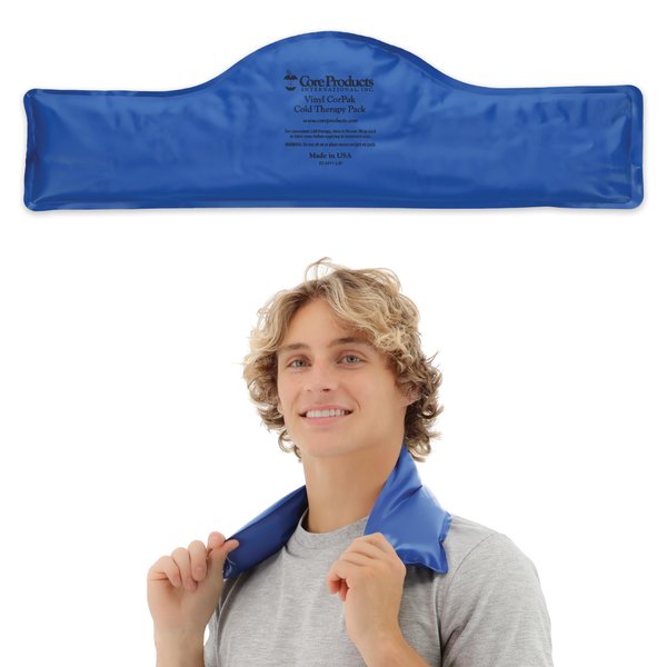 Core Products Flexible Vinyl Intense Cold Therapy Pack for Neck - 6" X 20"