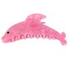Whale Hair Claw Clip Fashion Animal Hair Jaw Clip 4.3 Inch Acetate Hair Accessories for Women Gilrs, Pink
