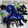 11pcs Video Game Themed Party Decorations, Number 10th Boys Birthday Party Supplies, Navy Blue Video Game Controller Mylar Foil Balloon, Video Game Party Decoration Supplies
