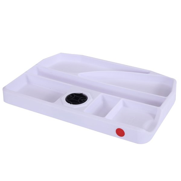 ApexDesk Screw-On Under Desk 360-Degree Swivel Drawer - Perfect Office Storage Accessory For Your Existing Standing Desk (Screw-On Desk Drawer - White)