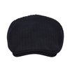 STARANCE Men's Flat Cap Wool Tweed Driving Cap Irish Newsboy Hat (Black)