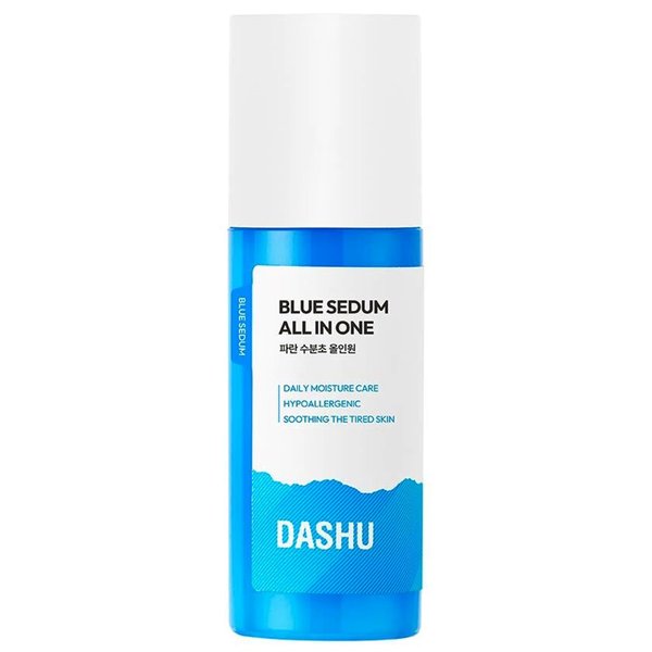 DASHU Boy Blue Sedum Moist All-in One | Hydrating Moisturizer Face Cream w/ 8 Types of Hyaluronic Acids | Gentle Face Moisturizer for Men 5.07 fl oz