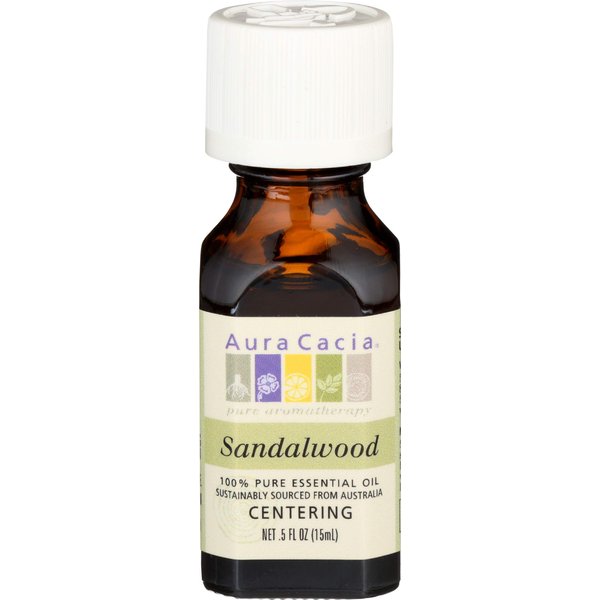 Aura Cacia - Essential Oil - Sandalwood - .5 oz