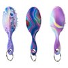 Wet Brush-Pro Keychain Hair Brush, Limited Edition Fantastic Voyage, 1 Count (Pack of 2), Cosmic Bubbles