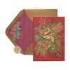 Papyrus Holiday Cards Boxed with Envelopes, Warm Wishes, Gold Reindeer (12-Count)