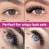 Eyesy Lash 500 Wispy Lash Extensions | 5D 0.07 Size 10mm Curl D | Wispy Natural Lash Look Premade Fans Eyelash Extensions Kim K American Volume Promade Fans Handmade Pre Made Loose Fan Lashes