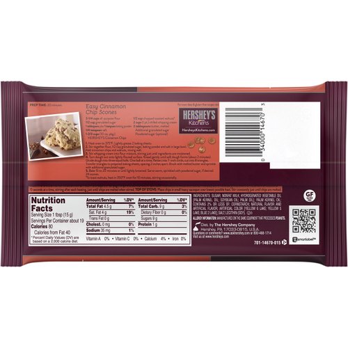 HERSHEY'S Cinnamon Chips, 10 Ounce