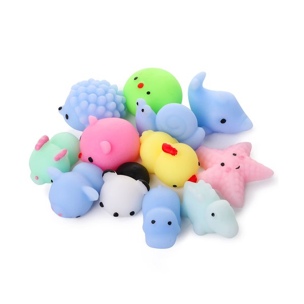 Mr. Pen- Squishy Toys, 12 Pack, Squishies, Squishy, Squishes for Kids, Squishy Toy, Squishy Pack, Squishes, Squishy Animals, Stress Relief Toy, Mini Squishes, Small Toys for Kids, Easter Egg Fillers