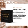 Copper Johns Bar Soap | For Both Beard & Body | Made with Natural Oils and Organic Shea Butter | Wetlands | 5 oz