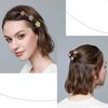 Small Claw Hair Clips for Women Girls - Mini Flower Hair Clips Tiny Claw Clips for Thin Hair Strong Hold Cute Jaw Clip Nonslip Hair Styling Accessories