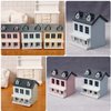 Toyvian Dollhouse Miniature House Wooden Dollhouse kit Christmas Village Houses Toy House Model Tiny Wooden