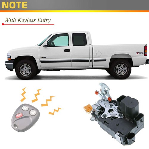 YHTAUTO | Front Driver Side Power Door Lock Actuator Motor | Replacement for Cadillac Escalade Chevrolet Silverado Suburban Avalanche Tahoe GMC Yukon Sierra Door Latch | Replace 15053681