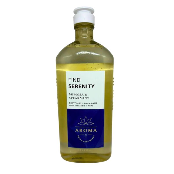 Bath & Body Works Aromatherapy Shower Gel, 10oz Each (Mimosa Spearmint)