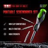 SUNHZMCKP 8 in 1 Screwdriver, Portable multi-purpose screwdriver set，High-Strength Bits, Phillips, Slotted, Torx，Suitable for outdoor and daily repair tools,The best tool gift