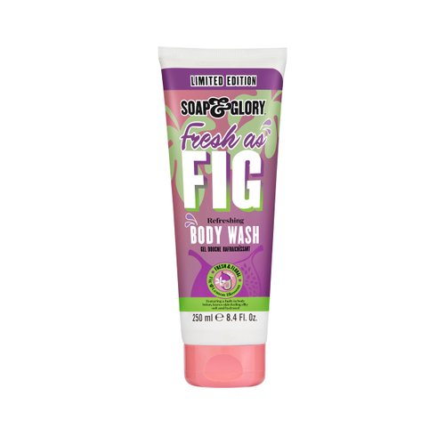 Soap & Glory Fresh as Fig Body Wash - Limited Edition Hydrating Body Wash for Refreshed, Clean Skin - Removes Dirt, Oil and Sweat - Scented with Notes of Plump Fig & Sparkling Lemon Blossom (250 ml)