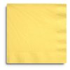Mimosa (Light Yellow) Dinner Napkins (3-Ply)(25 Pack)