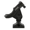 Scotty #280-BK Baitcaster/ Spinning Rod Holder w/ #241 Side Deck Mount (Black) Small