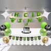 WalMor The Child Is One Birthday Decor Kit, 1st Baby Yoda Decorations, Star Themed Wars Shower Party Supplies Set (WM-TZ1)