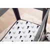TL Care 2 Pack Fitted Pack N Play Playard Sheet 27" x 39", Soft Breathable Neutral 100% Cotton Jersey Pack and Play Sheet, Navy Whale/Gray Zigzag, for Boys and Girls, Fits Most Mini Crib