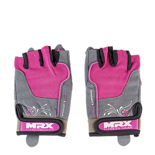 MRX BOXING & FITNESS Weight Lifting/Exercise Grip Gloves for Women, Great for Workouts, Weight Training and More, Pink Small