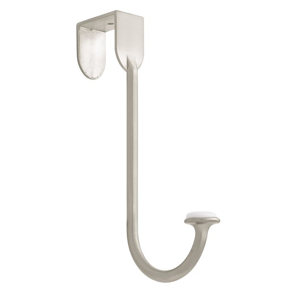 Liberty BBF430Z-SN-U Single Over-the-Door Hook, Satin Nickel