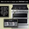 6 Pack Clear Stove Knob Safety Covers - Protect Little Kids with A Child Proof Lock for Oven/Stove Top/Gas Range - Baby/Toddler Kitchen Safety Guard - Check Dimensions