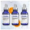 Formulaic™ Set of 3 Face Serums - Vitamin C, Retinol & Hyaluronic Acid Serums, 3 Fl Oz - Elevate Your Skincare