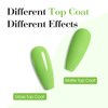 CANNI Pastel Lime Green Gel Nail Polish, 1Pcs Bringt Sage Light Green Gel Polish Mint Green Color Nail Polish Gel High Gloss Soak Off U V Gel Nail French Nail Manicure Salon DIY