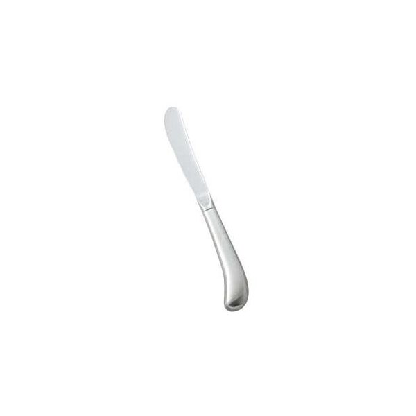 Winco 12-Piece Lafayette Hollow Handle Dinner Knife Set, 18-0 Stainless Steel,Silver