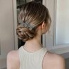 2 PACK Rhinestone Butterfly Hair Bun Maker, Elegant Lazy Hair Curler, Rhinestone Hair Bun Maker, French Hairstyle Twist Bun Maker, Elegant Hair Accessories For Women Girls