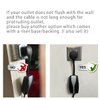 PHEOKER Tesla Mobile Charger Wall Mount Cable Organizer Bracket with UMC Holder fit Tesla Gen 2 Mobile Connector Charging Cable Cord Model 3 Y X S