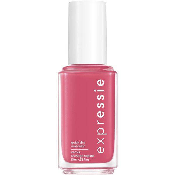 Essie expressie, Quick-Dry Nail Polish, 8-Free Vegan, Hot Pink, Crave The Chaos, 0.33 fl oz