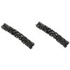 2Pcs Black Rhinestone Hair Clips, Handmade Rhinestone Barrettes Metal Hair Holders Clips and Barrettes Hair Clips for Women Headwear Styling Hair Accessorie