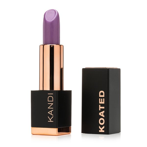 Kandi Koated Satin Lip Color [Ecstatic] Soft & Creamy Lipstick Burruss | Rich Colors, Paraben-Free, Cruelty-Free Creme Lipstick | Beauty & Makeup