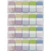 Tabs Flags Solid Assorted Colors, 0.98 x 1.71 Inch Alternating Sticky Tabs, Easy to Post, 4 On-The-Go Dispensers/Pack, 400 Pages Total