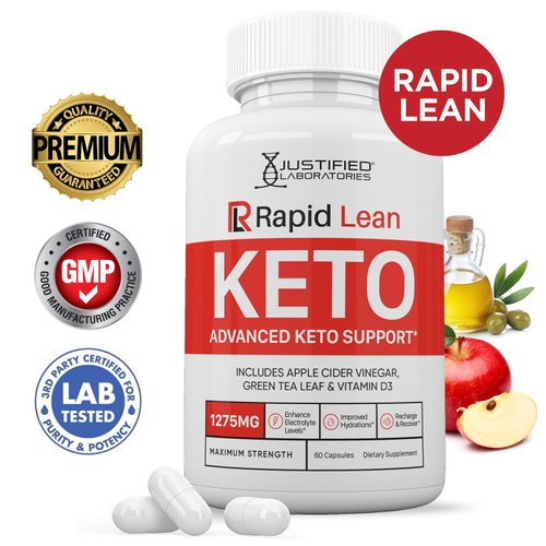 (5 Pack) Rapid Lean Keto ACV Pills 1275MG Keto Support Blend Capsule Alternative to Keto ACV Gummies Formulated with Apple Cider Vinegar Extra Virgin Olive Oil Powder Green Tea Leaf 300 Capsules