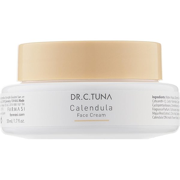 FARMASi Dr.C.Tuna Calendula Face Cream - Nourishing Hydrating Sensitive Skin Care Soothing Gentle Formula Daily Moisturizer