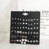 NEWITIN 30 Pairs Colorful Cute Stud Earrings for Girls Hypoallergenic Earrings Stainless Steel Earrings for Girls and Women