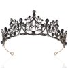 Kamirola Crystal Princess Crown Tiaras for Women and Girls,Crystal Headbands for Bridal Halloween Costume and Birthday Party (KC Gold+Black)…