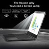 Laptop Monitor Lamp, LED Screen Light Bar, Adjustable Brightness & Color Temperature, Eye-Care Tablet Lamp for Keyboard, No Screen Glare, Space Saving, USB Powered, for Home& Office