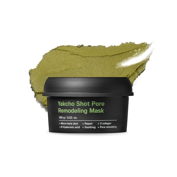 SUNGBOON EDITOR Yakcho Shot Pore Remodeling Mask | Intensive Face Mask | Minimizing pores & exfoliation care, remove excess oil, non-stripping, korean skincare