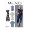 McCall's Patterns Misses' Button-Down Top, Tunic, Dresses and Belt Sewing Pattern, Y (XSM-SML-MED)