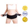 CABEA Babybellyband Original 3-in-1 Pregnancy Belly Band with Groin Straps, Belly Band for Postpartum Care, Pelvic Floor Support, Prolapse, Hernia, and Vulvar Varicosities, Made in USA - For 30” to 40” Hips (Small)