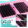 Fluffy Volume Lash Clusters DIY Lash Extensions 10-20MM Cluster Eyelashes 144pcs Wispy Individual Lashes Eyelash Extensions DIY at Home by ALICE