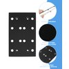 489252 RTS 400 Replacement Pad 80mm X 130mm Soft 12 Holes Fits for RTS 400 RS 400 RTSC 400 Random Orbit Sanders