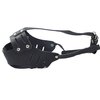 Real Leather Cage Basket Secure Dog Muzzle #117 Black - Poodle, Spaniel (Circumference 10.75", Snout Length 2.75")