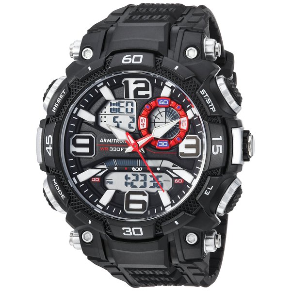 Armitron Sport Men's Analog-Digital Chronograph Resin Strap Watch